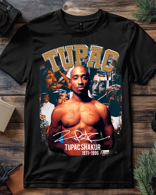 "Legacy of Tupac" Oversized Tribute Graphic Tee