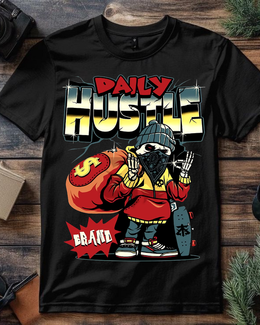 "Daily Hustle: Braaap Edition" Oversized Streetwear Tee