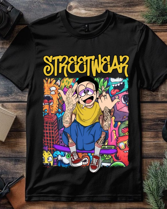 "Urban Mayhem" Streetwear Graffiti Tee